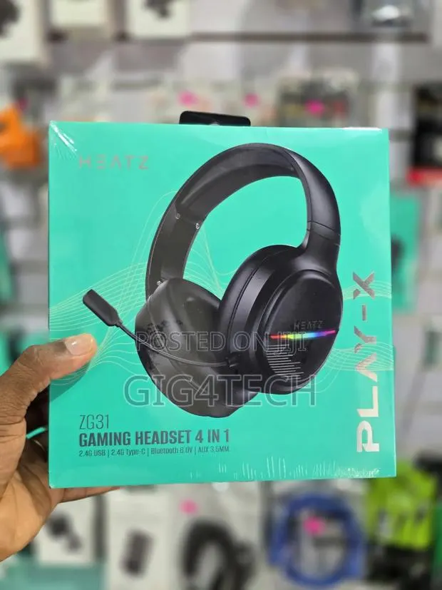 Heatz Zg31 RGB Gaming Headset Bluetooth USB Aux and Microphone · Photo 1