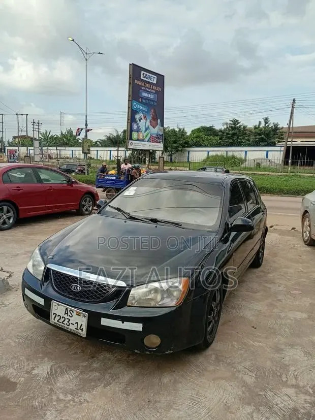 Kia Spectra 2008 Black · Photo 1