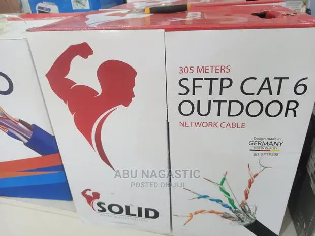 Solid 305M SFTP Cat 6 Outdoor Net Work Cable · Photo 1