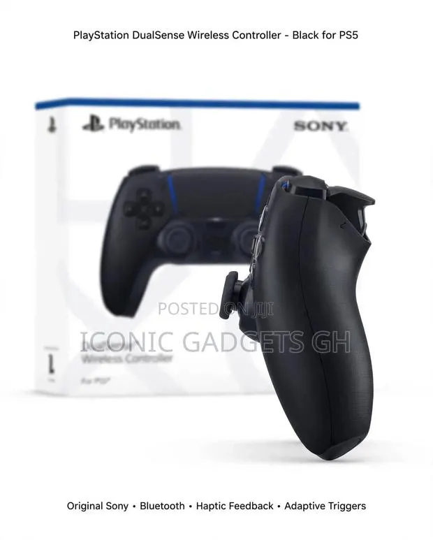 PlayStation DualSense Wireless Controller Black for PS5 · Photo 1