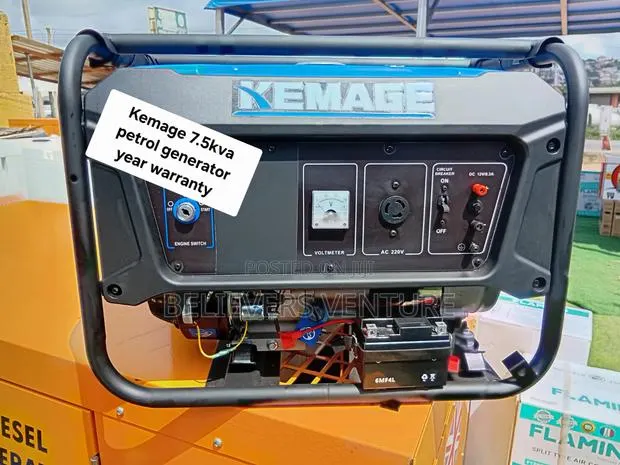Kemage 7.5kVA Petrol Generator – Reliable Power for Your Home · Photo 1