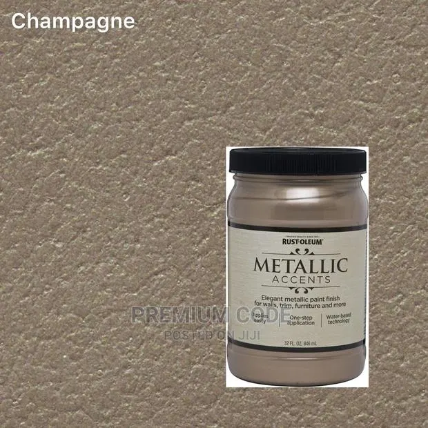 Metallic Accents Paint, Champagne · Photo 1