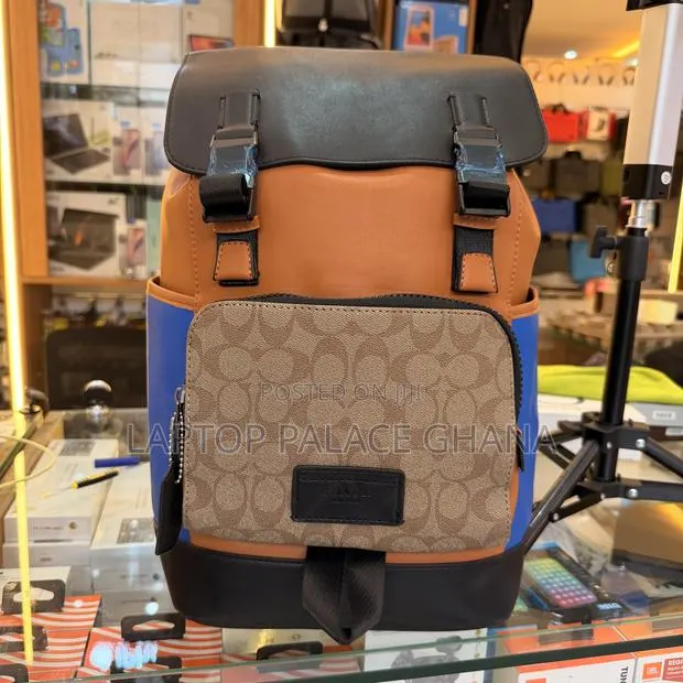 Coach Leather Backpack · Photo 1