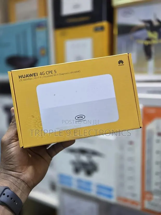 Huawei Cat 13 MTN 4G+ Router With Yellow Biz Data Sim · Photo 1