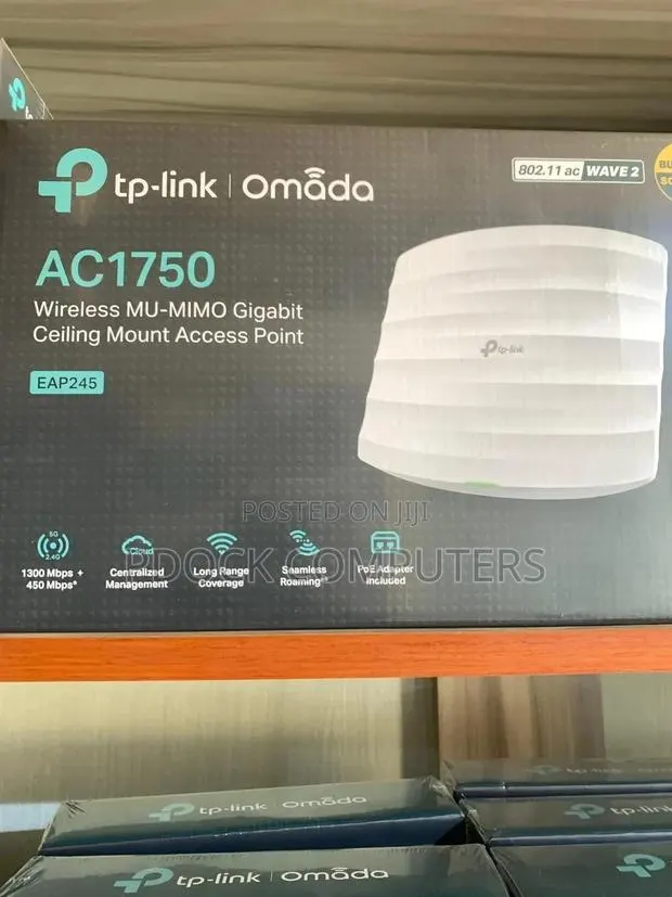Tp-Link Ac1750 Wireless Gigabit Ceiling Mount Ap Eap245 Indoor · Photo 1