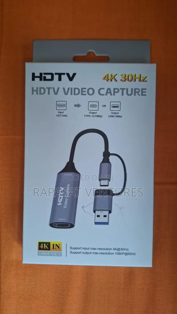 HDMI Video Capture Card With USB and Type-C Connection · Photo 1