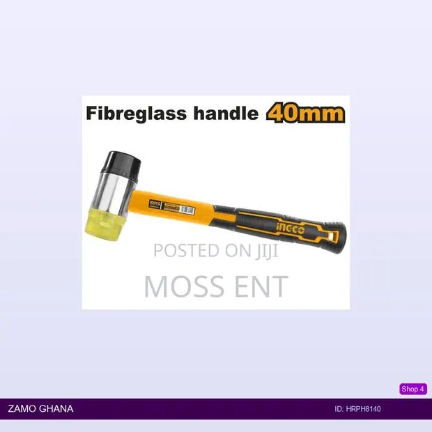 Rubber and Plastic Hammer 40mm - Hrph8140 · Photo 1