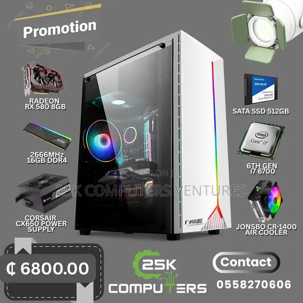 New Desktop Computer Asus 16GB Intel Core i7 SSD 512GB · Photo 1