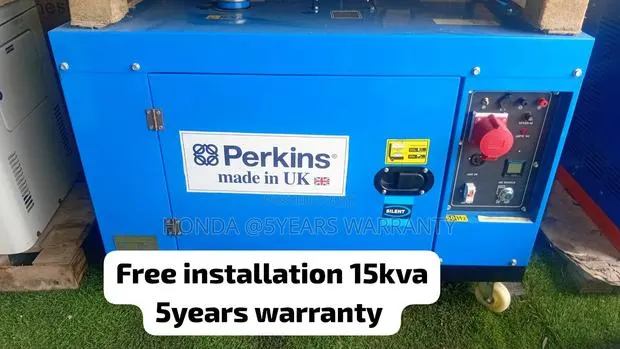 Perkins 15kva Power Generator – Remote Start, Excellent Condition · Photo 1