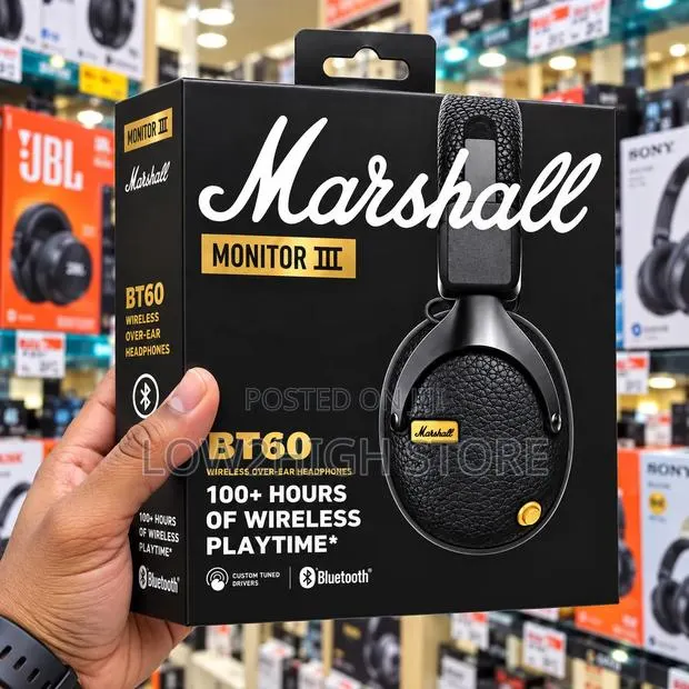 Monitor III BT60 Wireless Over-Ear Headphones - Low2High · Photo 1