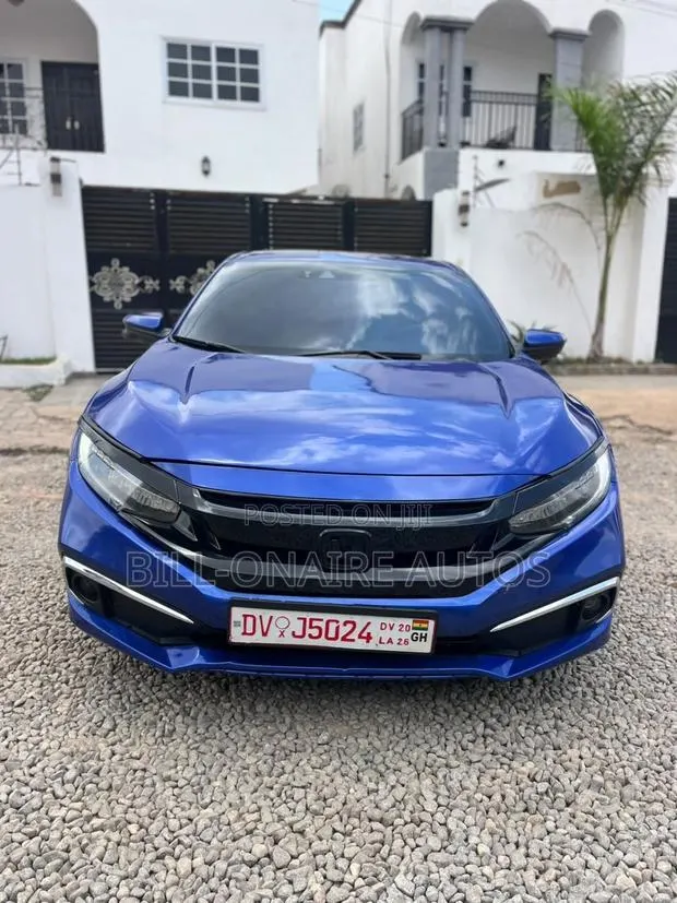 Honda Civic Sport Sedan 2019 Blue · Photo 1