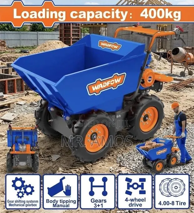 6.5HP / 400Kg Gasoline Mini Wheelbarrow - WFTP1A400 · Photo 1