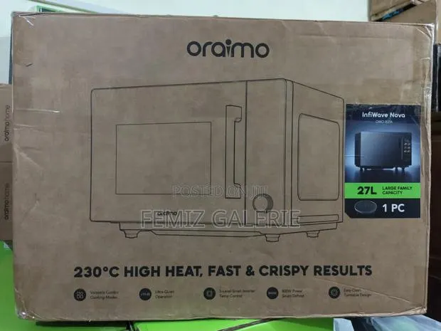 Oraimo InfiWave Nova 3in1 27L Microwave-Air Fryer-Oven Touch Control · Photo 1