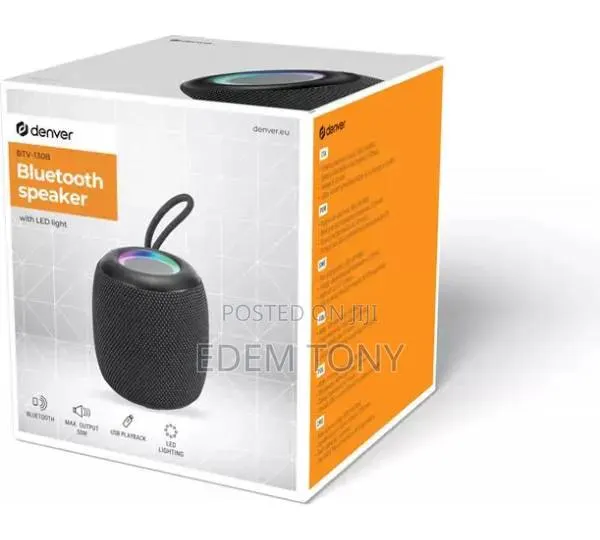 Denver BTV-130B Portable Wireless Bluetooth Speaker · Photo 1