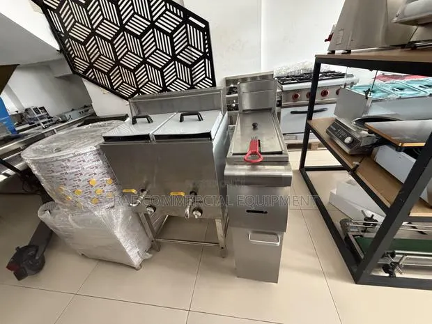 Standing Gas Fryer Stainless Steel 28l · Photo 1