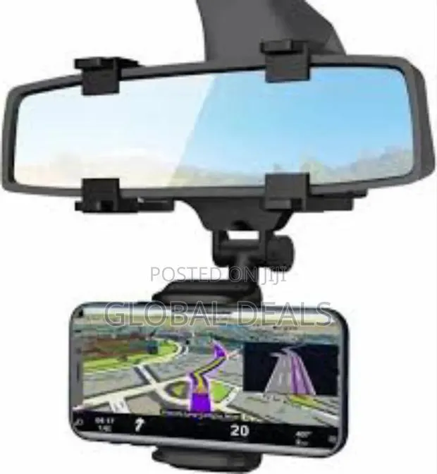 Car Rear View Mirror Phone Holder · Photo 2