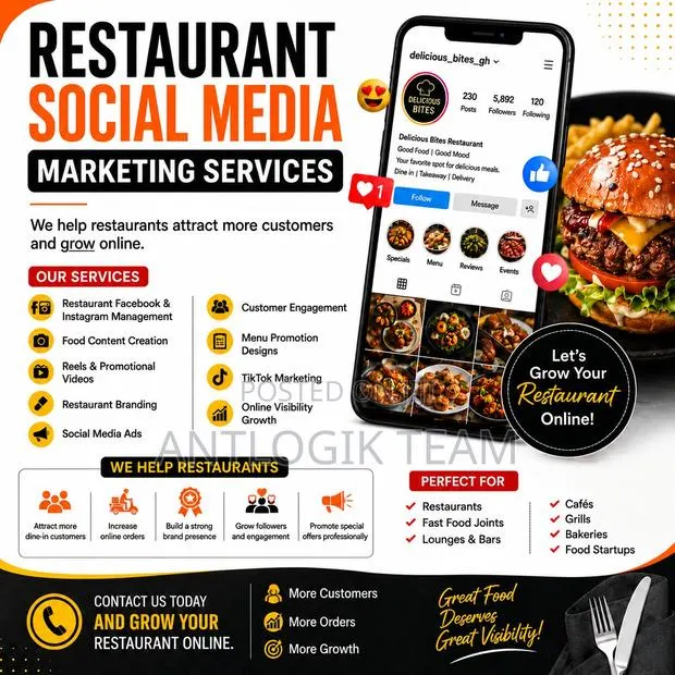 Restaurant Social Media Marketing · Photo 1