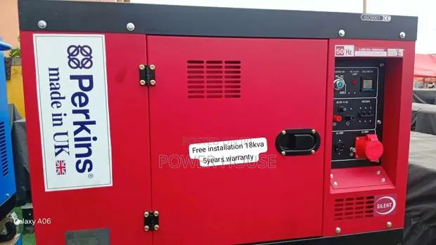 Perkins 18kVA Electric Start Diesel Generator – Best Value 18kva · Photo 1