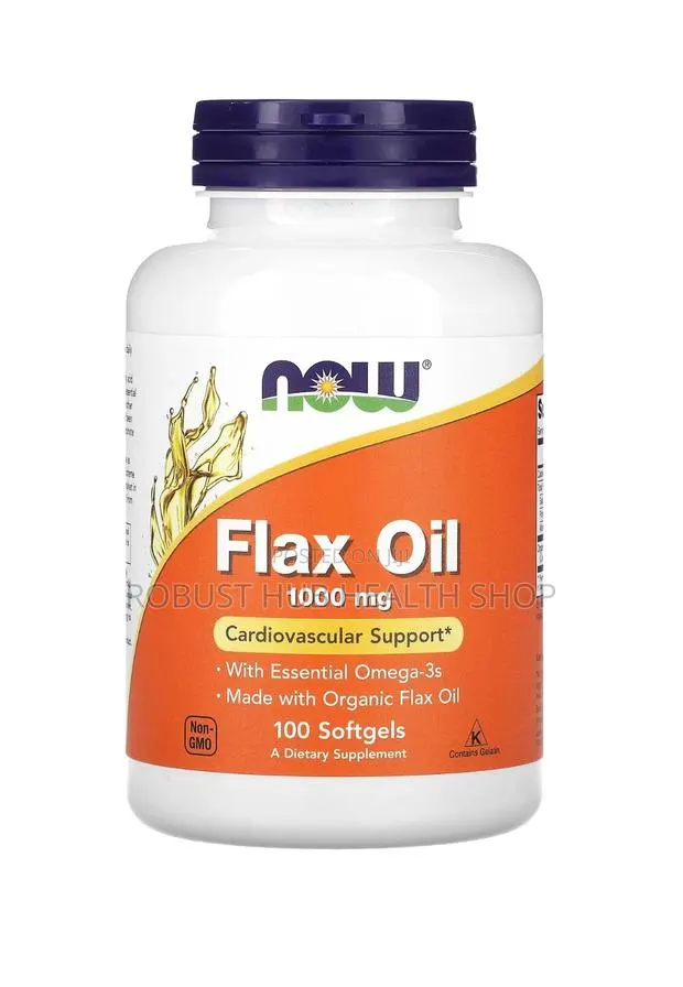 Now Foods Flaxseed Oil 1000mg · Photo 1