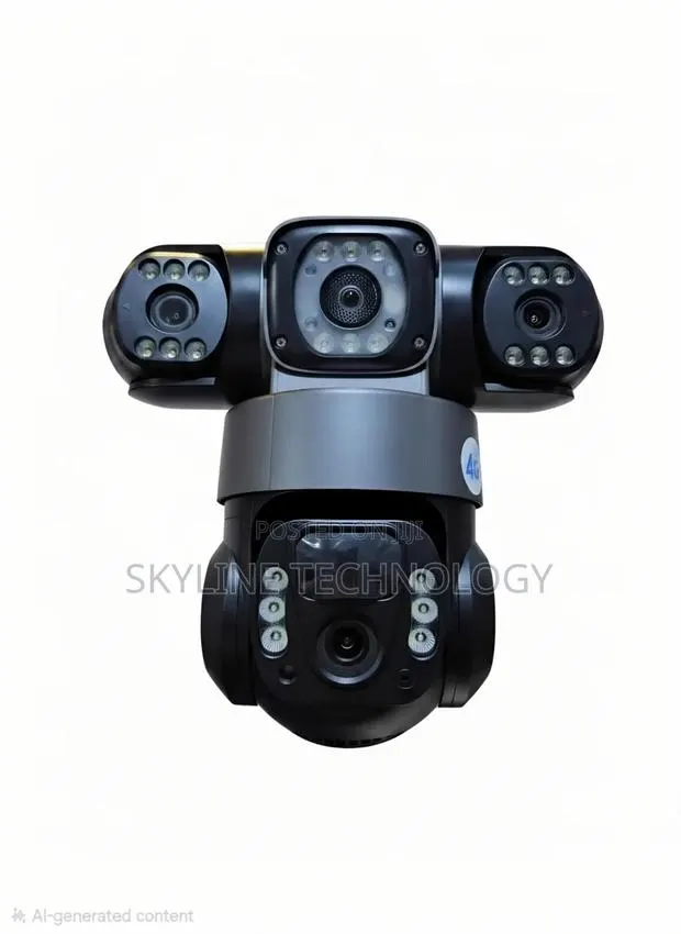 3 Lens 4g High Quality Security Camera (Solar Powered) · Photo 1