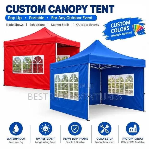 Nice Foldable Tent With Covered Sides