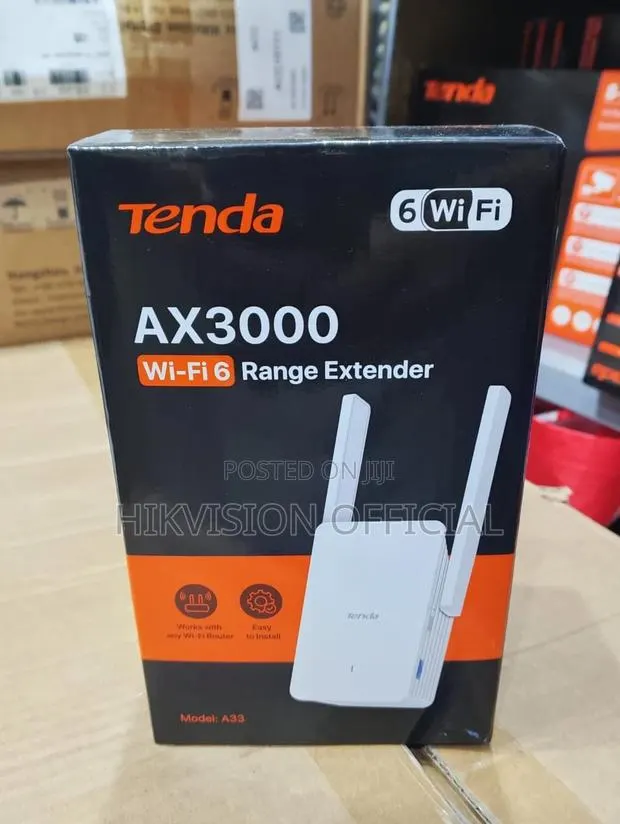 A33 | Ax3000 Wi-Fi 6 Range Extender--Tenda · Photo 1