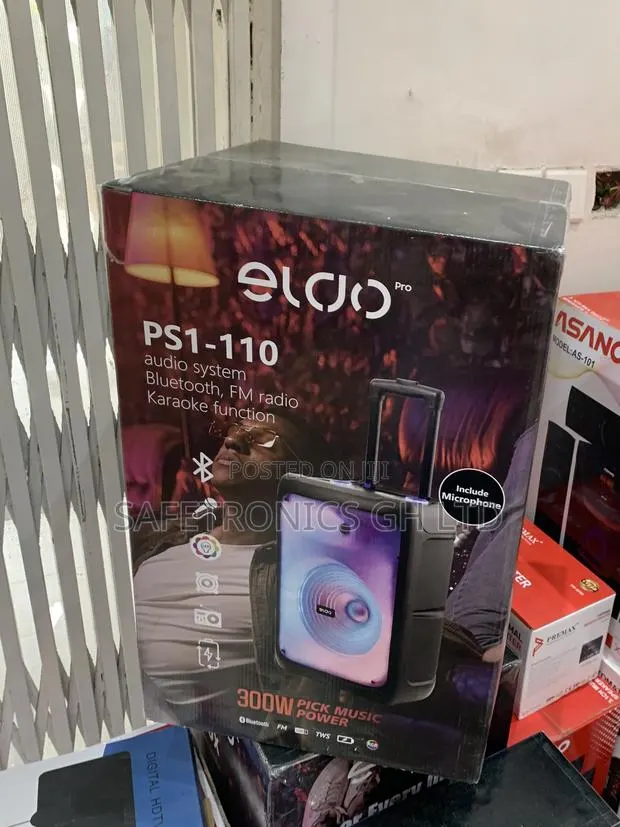Super Powerful Single 12” With Mic Eldo Ps1-110 300 Watts · Photo 1