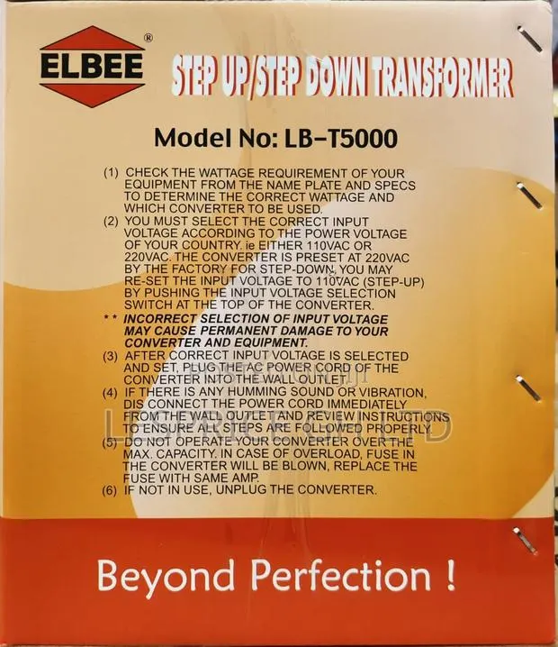 Buy Affordable Step Up and Down T5000 Transformer · Photo 1
