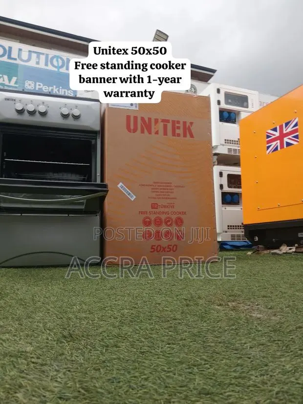 Unitek 50x50 4 Gas Burners Cooker With Oven – Heavy-Duty Kitchen Stove · Photo 1