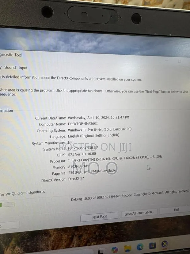 Laptop HP ProBook 430 G7 8GB Intel Core i5 SSD 256GB · Photo 1
