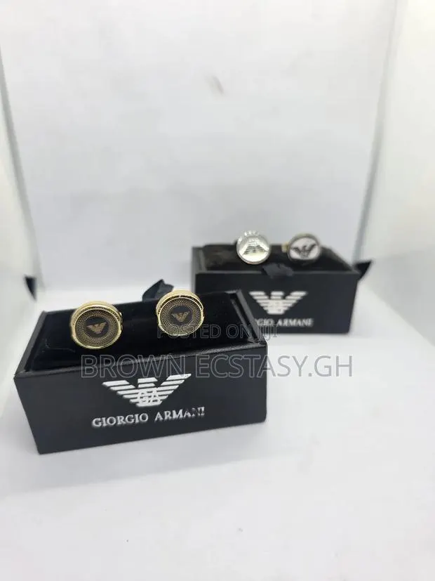 Giorgio Armani Cufflinks (Slide for Different Designs) · Photo 1