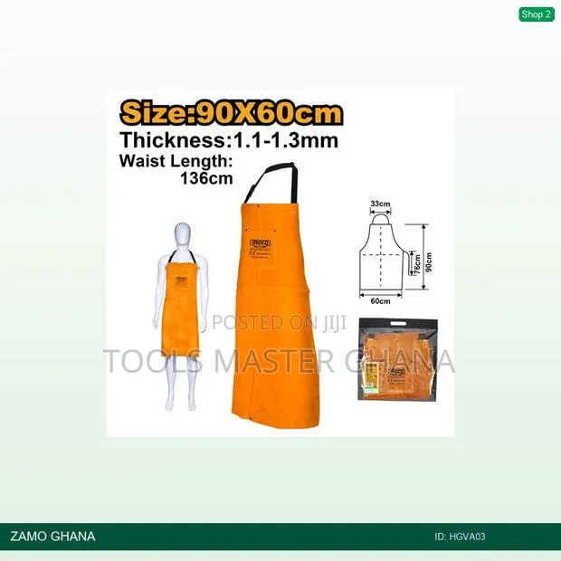 Leather Welding Apron - Hgva03 · Photo 1