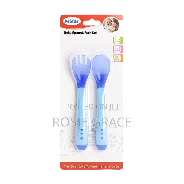 Silicone Spoon and Fork Set · Photo 1