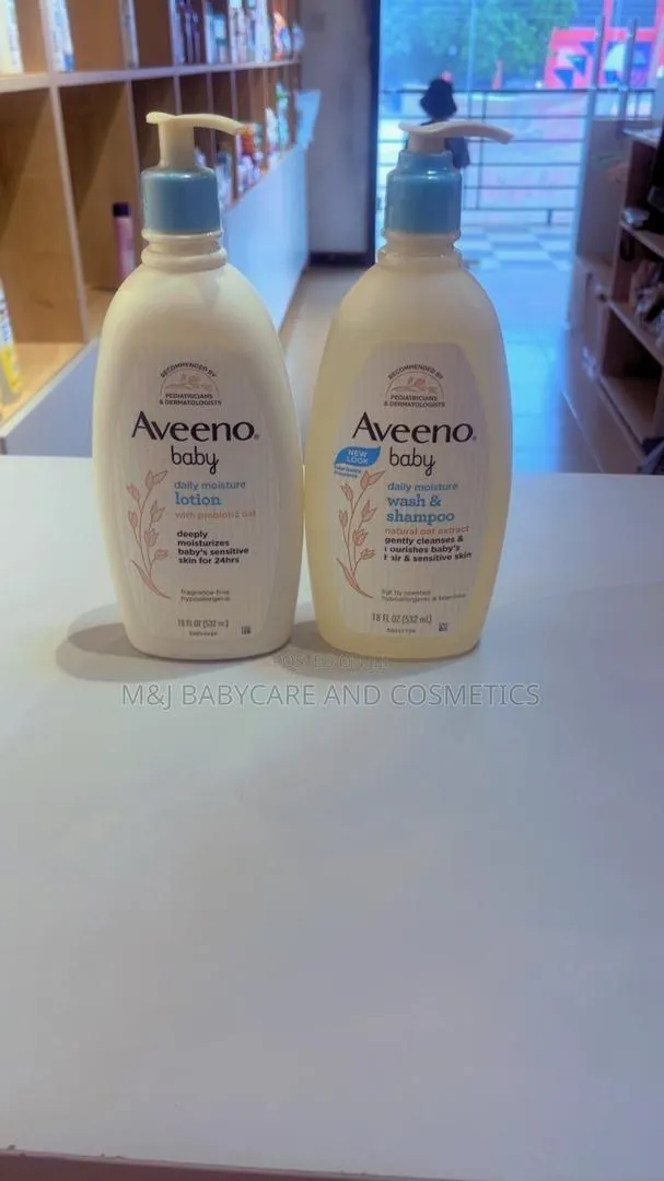 Aveeno Baby Wash, Lotion, Calming Comfort, Eczema Therapy · Photo 1
