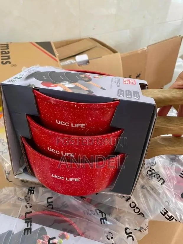 3pcs Non Stick Pan Without Lid