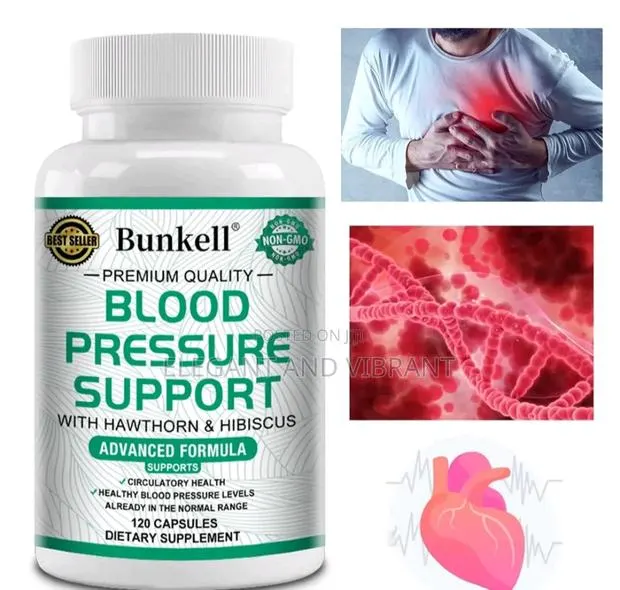 Hawthorn Berry Vitamin B12 Blood Pressure 120 Caps Heart Circulation · Photo 1