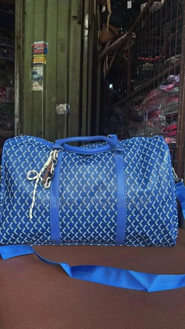 Goyard-Inspired Travel Duffle Bag · Photo 1