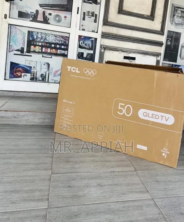 Check Out Durable TCL 50” Qled Smart Google TV(Black) · Photo 1