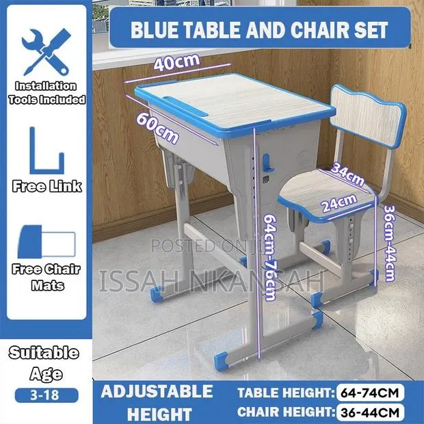 School Chair With Desk · Photo 1