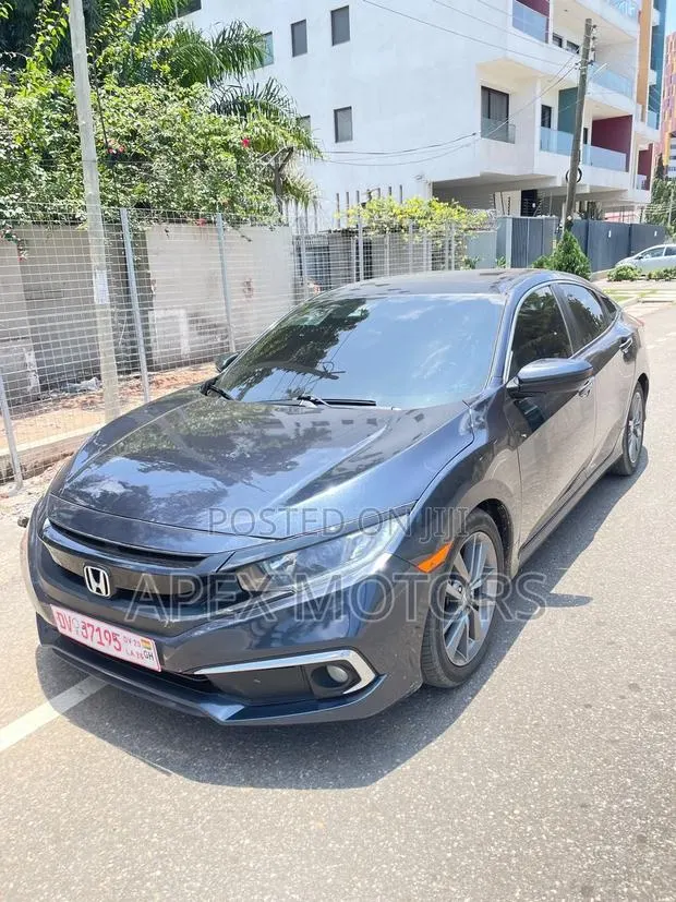 Honda Civic EX Sedan 2019 Blue · Photo 1