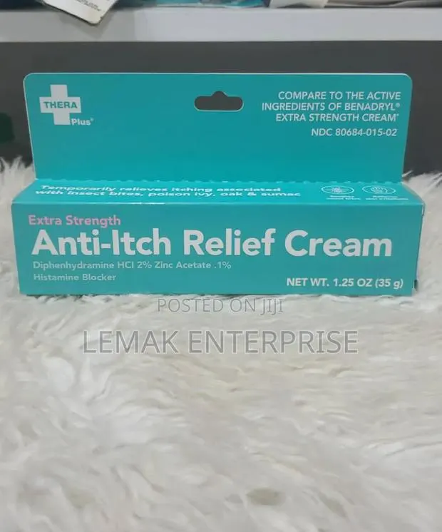 Thera Plus Extra Strength Anti-Itch Relief Cream (1.25 Oz),