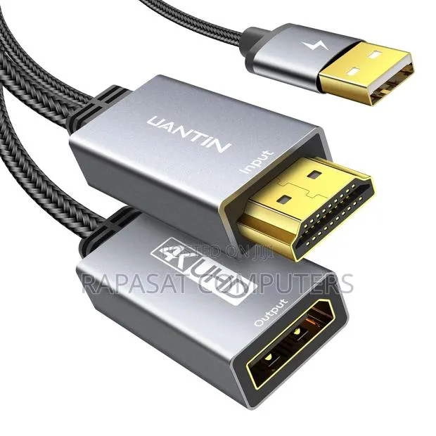 Newly Arrived HDMI Male to DP Female With USB Adapter · Photo 1