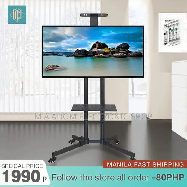 Mobile Tv Cart for Conferences School 33”-70” · Photo 1