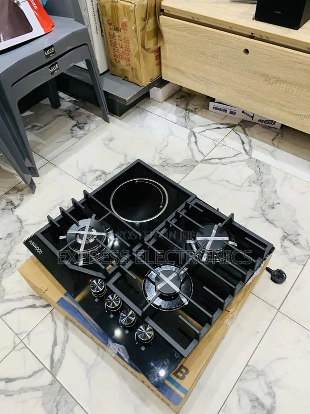 Get a New Sleek Black Kenwood 3-1 Stove 60cm · Photo 1