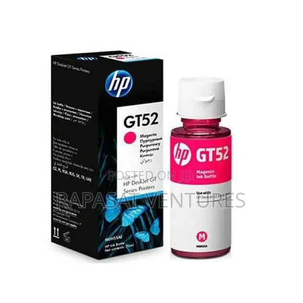 Hp Gt52 Magenta Original Ink / Tinta Bottle - (M0h55aa) · Photo 1