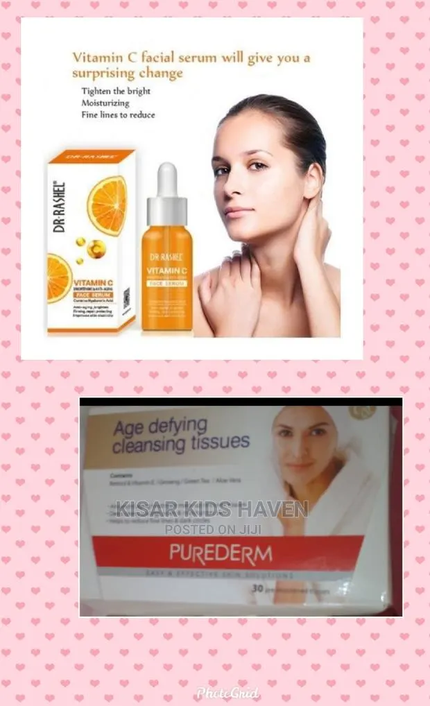 Dr Rashel Vitamin C Serum Plue Free Facial Wipes · Photo 1
