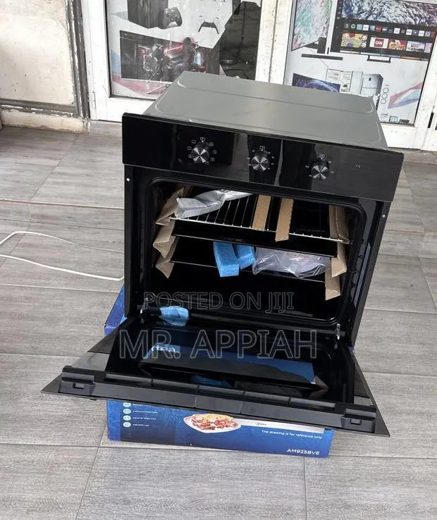 Check Out Durable Midea 60cm Built in Oven(Black) Glass · Photo 1