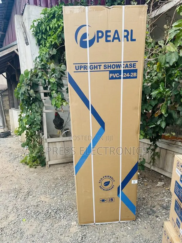 See-Through Inside LED Lamp Display Fridge Pearl · Photo 1