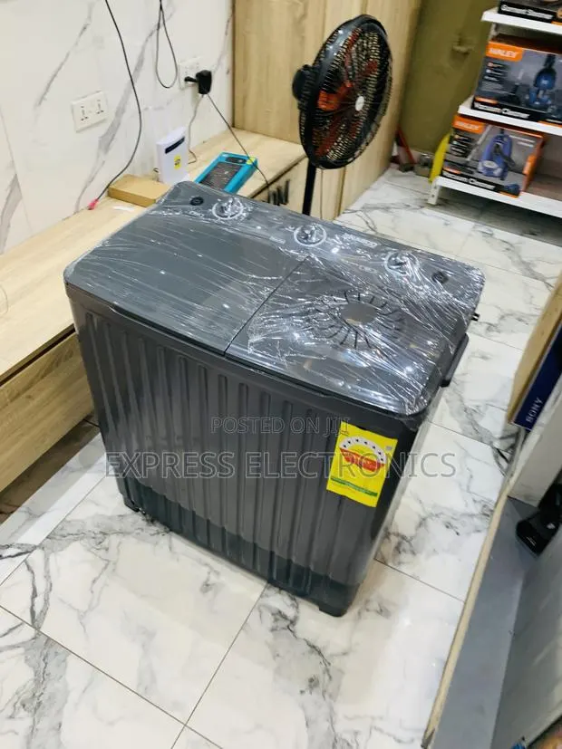 Limited Stock Nasco 11KG Twin Tub Washing Machine Black Topload · Photo 1