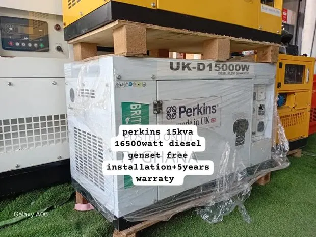 Perkins 15kva Diesel Generator – Remote Control | Super Silent · Photo 1